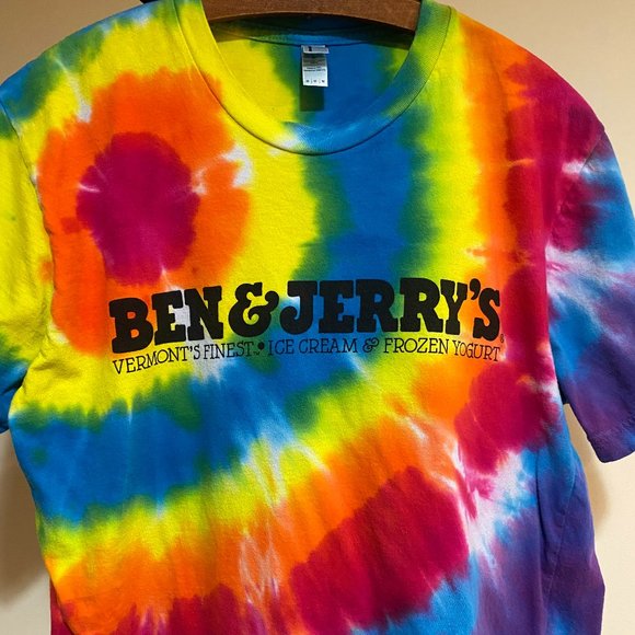 Vintage Ben & Jerry's Tie Dye Tee Medium - New - Picture 3 of 5